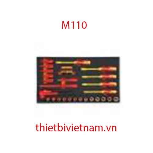 Bộ dụng cụ 36 chi tiết (cách điện) có khay BETA M110