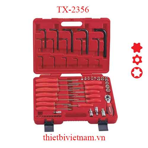 BỘ DỤNG CỤ 56 CHIẾC HÌNH SAO HÃNG GENIUS TX-2356