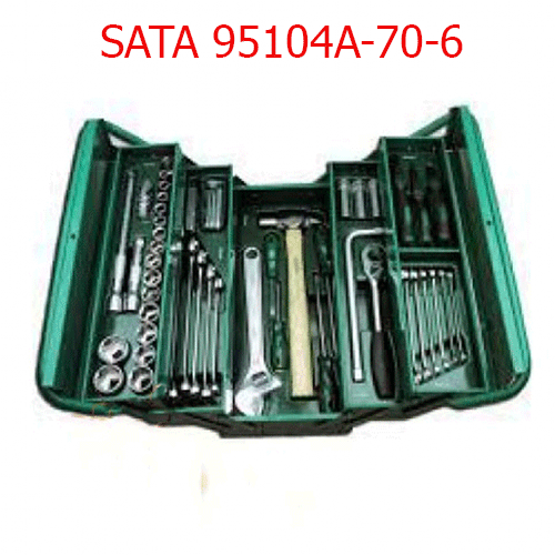 Bộ dụng cụ 70 chi tiết (hệ mét) SATA 95104A-70-6
