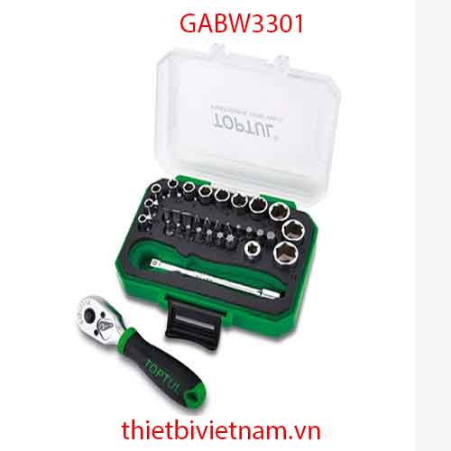 BỘ DỤNG CỤ CẦN XIẾT ĐẦU TUÝT LỤC GIÁC 1/4 36PCS GABW3301