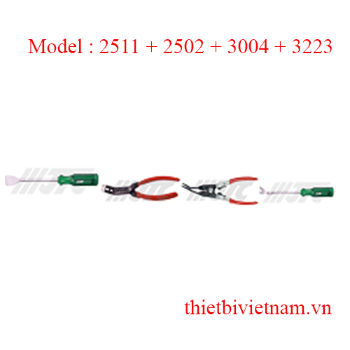Bộ dụng cụ chuyên mở nội thất xe - 04 chi tiết JTC 2511 + 2502 + 3004 + 3223
