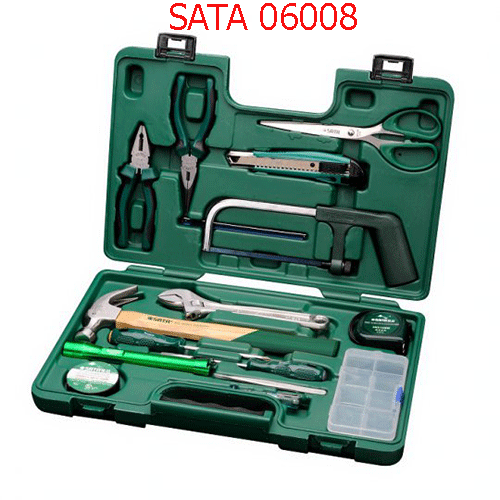 Bộ dụng cụ cơ bản 15 chi tiết SATA 06008