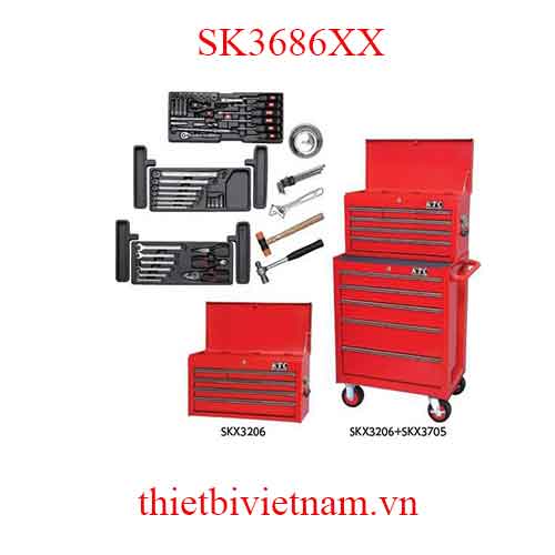 Bộ dụng cụ KTC SK3686XX- Bộ dụng cụ sửa chữa xe máy