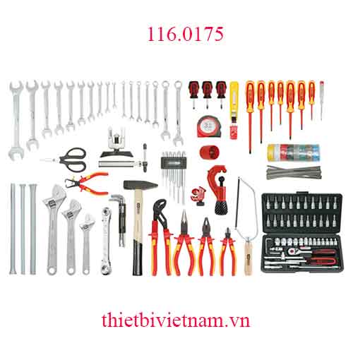 Bộ dụng cụ nghề lắp điện lạnh điều hòa không khí 116.0175 KS Tools