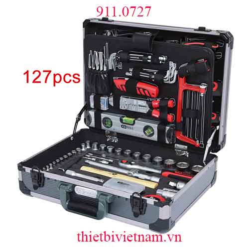 Bộ dụng cụ sửa chữa đa năng 127 chi tiết 911.0727 KS Tools