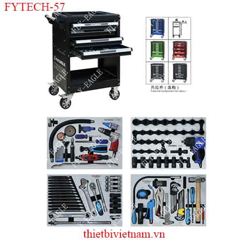Bộ Dụng Cụ Sửa Chữa Và Bảo Dưỡng Lốp 120 Chiếc hãng FY-TECH FYTECH-57