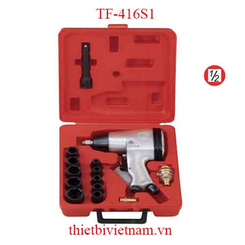 BỘ DỤNG CỤ SÚNG VÀ KHẨU 1/2 INCH 16 CHIẾC HỆ INCH GENIUS MODEL TF-416S1