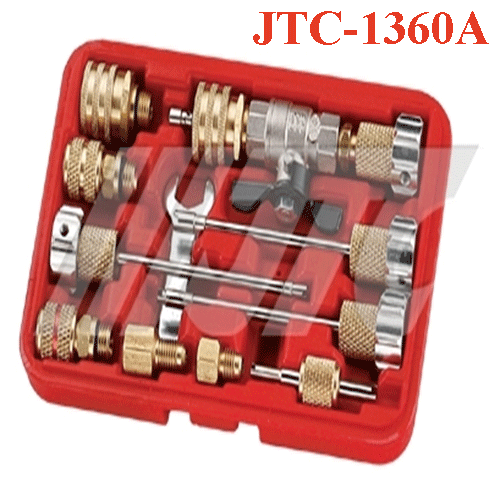 Bộ dụng cụ tháo lắp lõi van điện và điện lạnh ô tô JTC-1360A
