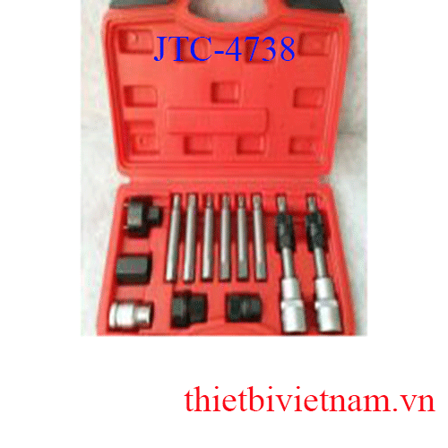 Bộ dụng cụ tháo máy phát điện ô tô 14 chi tiết JTC-4738
