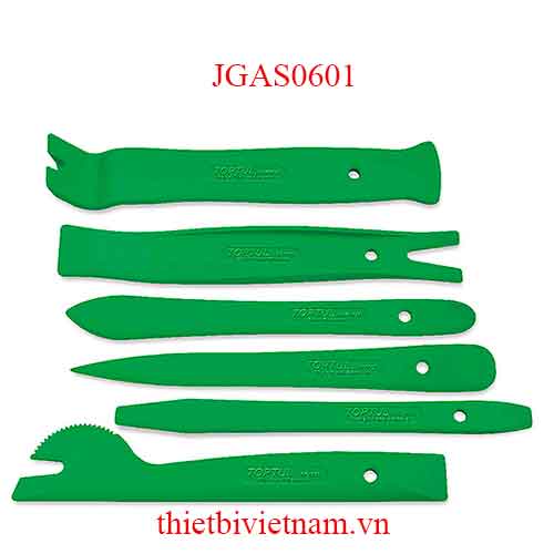 BỘ DỤNG CỤ THÁO NỘI THẤT XE 6 MÓN TOPTUL JGAS0601