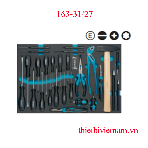 Bộ dụng cụ tổng hợp 27 chi tiết Hazet 163-31/27
