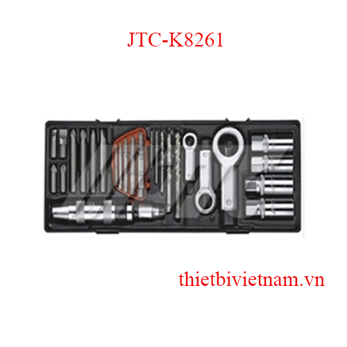 Bộ dụng cụ ( Vít đóng, mũi khoan, mũi vít..... ) – 26 chi tiết JTC JTC-K8261