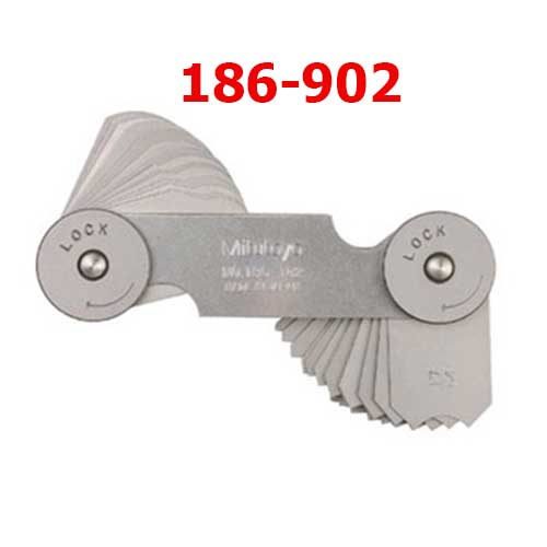 Bộ dưỡng đo bán kính 0.5-13mm (26 lá) 186-902
