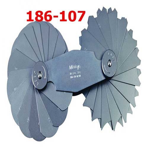 Bộ dưỡng đo bán kính 15.5-25mm (30 lá) 186-107