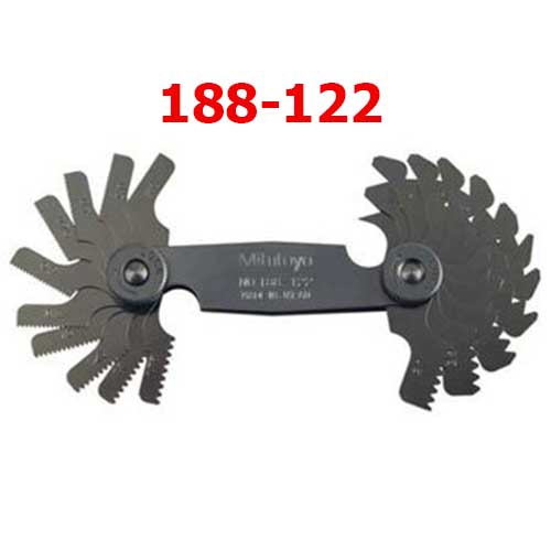 Bộ dưỡng đo ren 0.4-7mm (21 lá) 188-122