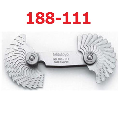 Bộ dưỡng đo ren 4-42TPI (30 lá) 188-111