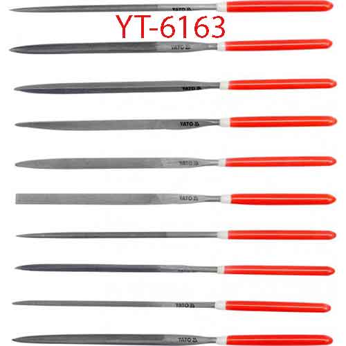 Bộ giũa kim 10 cái  3X140X65mm YATO YT-6163