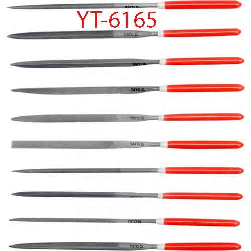 Bộ giũa kim 10 cái  5X180X85mm YATO YT-6165