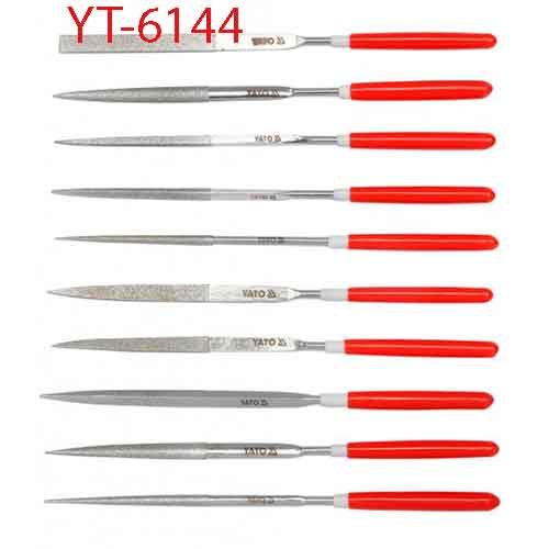 Bộ giũa kim 10 chi tiết 3X140X50mm YATO YT-6144