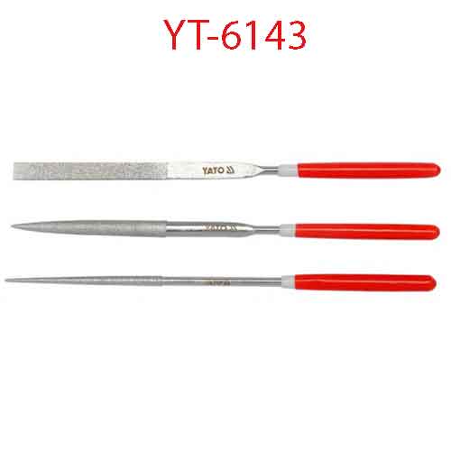 Bộ giũa kim 3 chi tiết 3X140X50mm YATO YT-6143