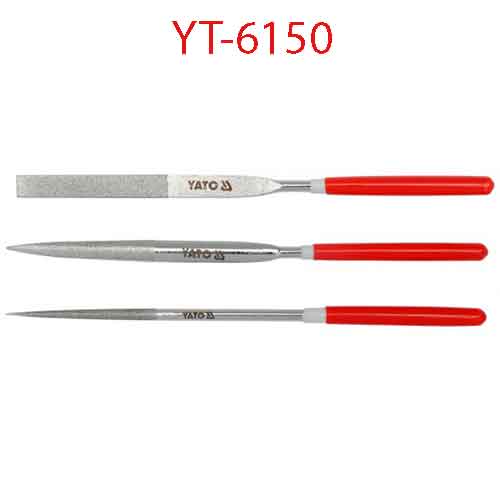 Bộ giũa kim 3 chi tiết 4X160X50mm YATO YT-6150