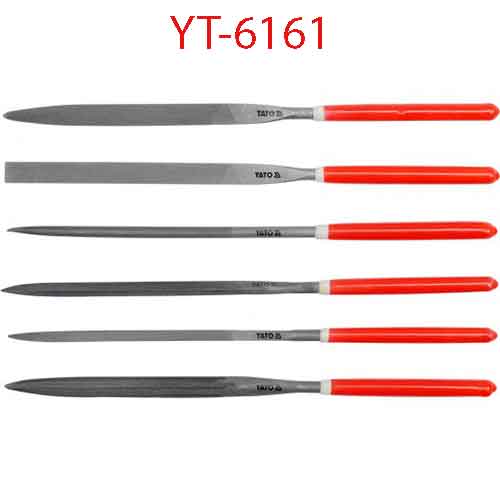 Bộ giũa kim 6 chi tiết 4X160X75mm YATO YT-6161