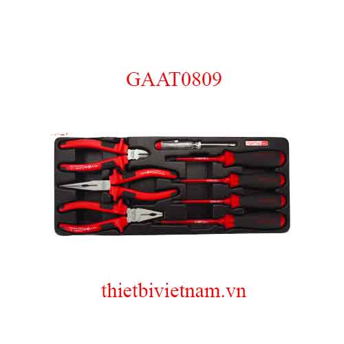 BỘ KỀM, TUA VÍT CÁCH ĐIỆN 100V - 8 MÓN TOPTUL GAAT0809