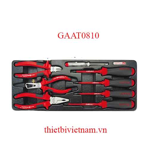 BỘ KỀM TUA VÍT CÁCH ĐIỆN 8 CHI TIẾT TOPTUL GAAT0810