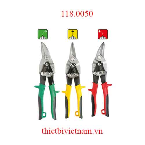 Bộ kéo cắt kim loại 3 chiếc 118.0050 KS Tools