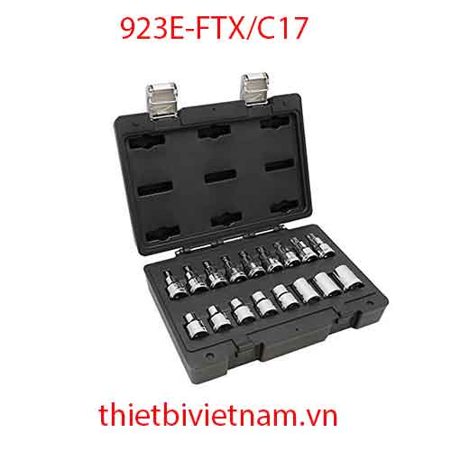 Bộ khẩu 1/2 inch và tay vặn, 17 chi tiết BETA 923E-FTX/C17
