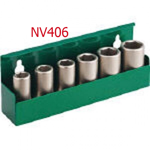 Bộ khẩu cho súng 1/2'', 6 cạnh, 6 chi tiết