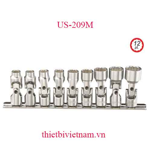 BỘ KHẨU ĐẦU LĂC LÉO 1/4 INCH 9 CHIẾC HỆ MÉT GENIUS MODEL US-209M