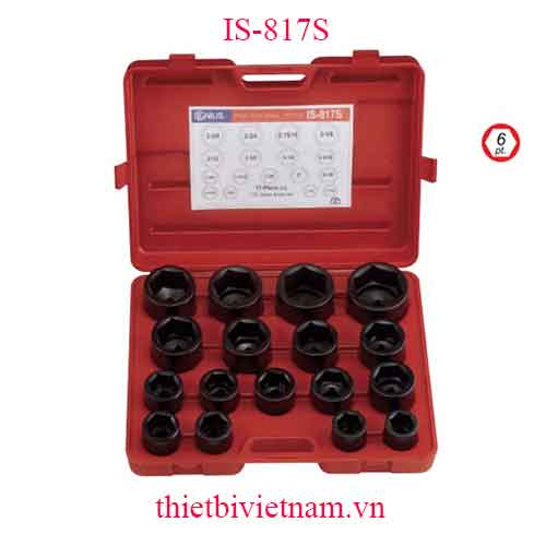 BỘ KHẨU DÙNG CHO SÚNG 1 INCH 17 CHIẾC HỆ INCH GENIUS MODEL IS-817S