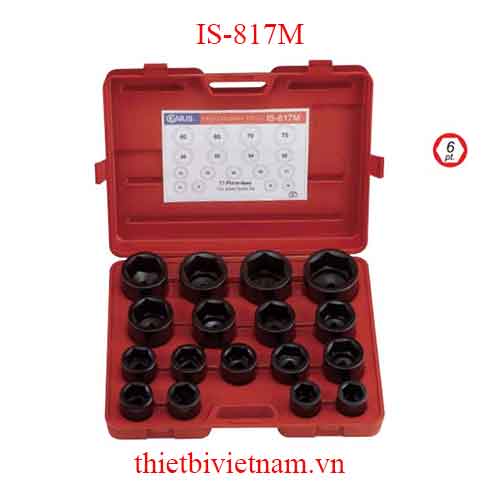 BỘ KHẨU DÙNG CHO SÚNG 1 INCH 17 CHIẾC HỆ MÉT GENIUS MODEL IS-817M