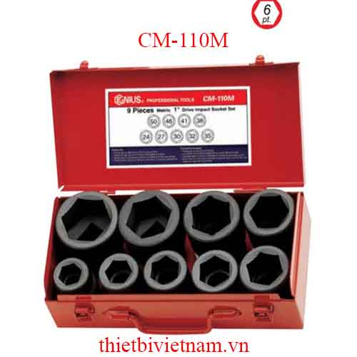 BỘ KHẨU DÙNG CHO SÚNG 1 INCH 9 CHIẾC HỆ MÉT CM-110M