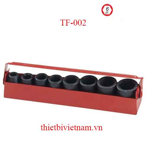 BỘ KHẨU DÙNG SÚNG 3/8 INCH 8 CHIẾC HỆ MÉT GENIUS MODEL TF-002