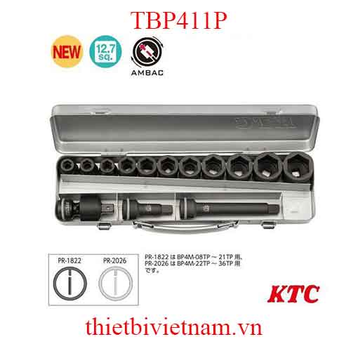 Bộ khẩu KTC cho súng 1/2 inch KTC TBP411P