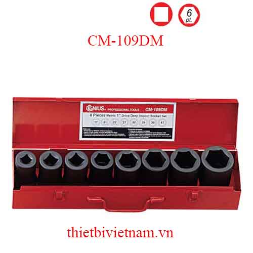 BỘ KHẨU LOẠI DÀI DÙNG CHO SÚNG 1 INCH 8 CHIẾC HỆ MÉT CM-109DM 