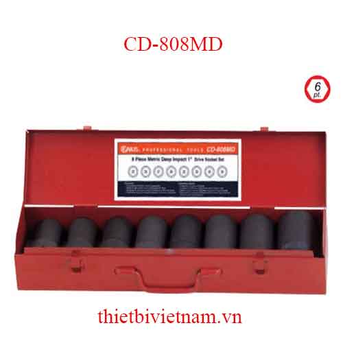 BỘ KHẨU LOẠI DÀI DÙNG CHO SÚNG 1 INCH 8 CHIẾC HỆ MÉT GENIUS MODEL CD-808MD