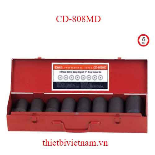 BỘ KHẨU LOẠI DÀI DÙNG CHO SÚNG 1 INCH 8 CHIẾC HỆ MÉT GENIUS MODEL CD-808MD