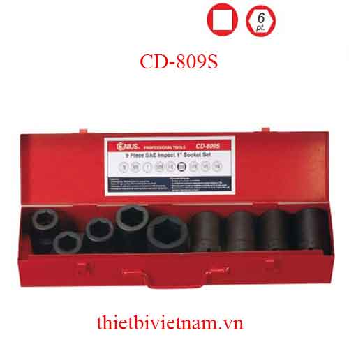 BỘ KHẨU LOẠI NGẮN LOẠI DÀI DÙNG CHO SÚNG 1 INCH 9 CHIẾC HỆ INCH CD-809S