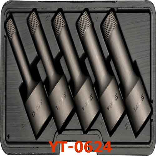 Bộ khẩu nhổ ốc bulông hỏng đảo chiều  5 chi tiết YATO YT-0624