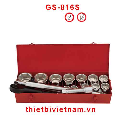 BỘ KHẨU TAY VẶN 15 CHIẾC HỆ INCH HÃNG GENIUS GS-816S