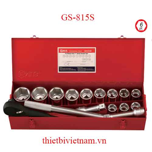 BỘ KHẨU TAY VẶN 15 CHIẾC HỆ INCH HÃNG GENIUS MODEL GS-815S