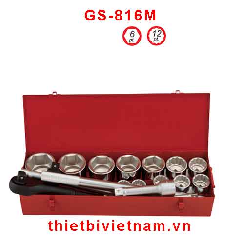 BỘ KHẨU TAY VẶN 16 CHIẾC HỆ MÉT HÃNG GENIUS GS-816M