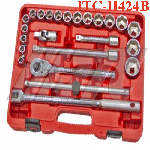 Bộ khẩu tay vặn 24 chi tiết 1/2” JTC-H424B