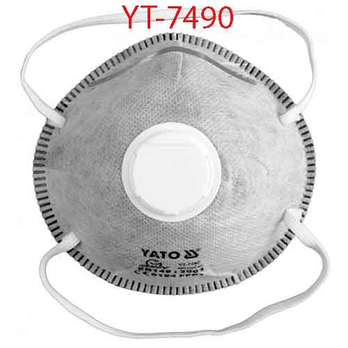 Bộ khẩu trang giấy có van thở 3 chiếc YATO YT-7490