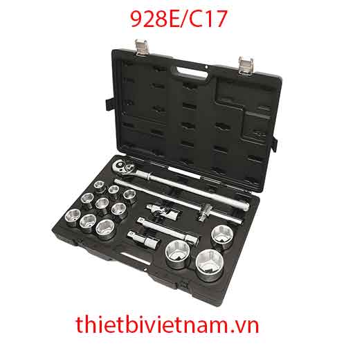 Bộ khẩu và tay vặn 3/4 inch, 17 chi tiết BETA 928E/C17