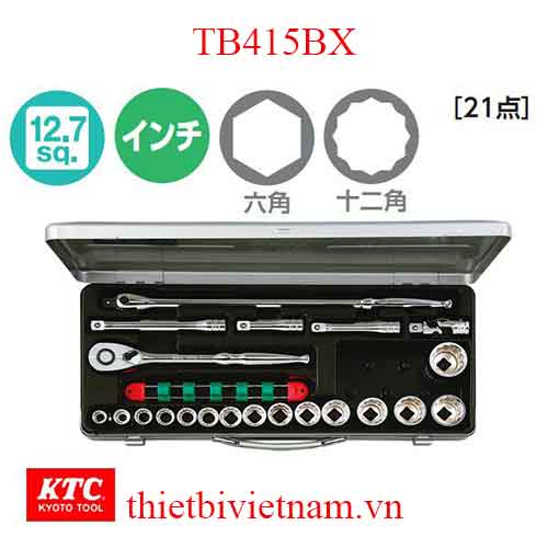 Bộ khẩu vặn ốc hệ inch TB415BX