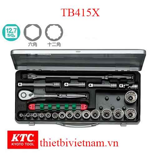 Bộ khẩu vặn ốc KTC TB415X